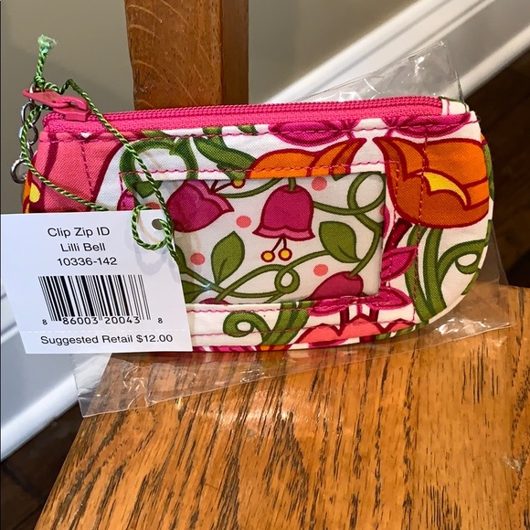 Accessories - Vera Bradley Lilli Bell Clip Zip ID
